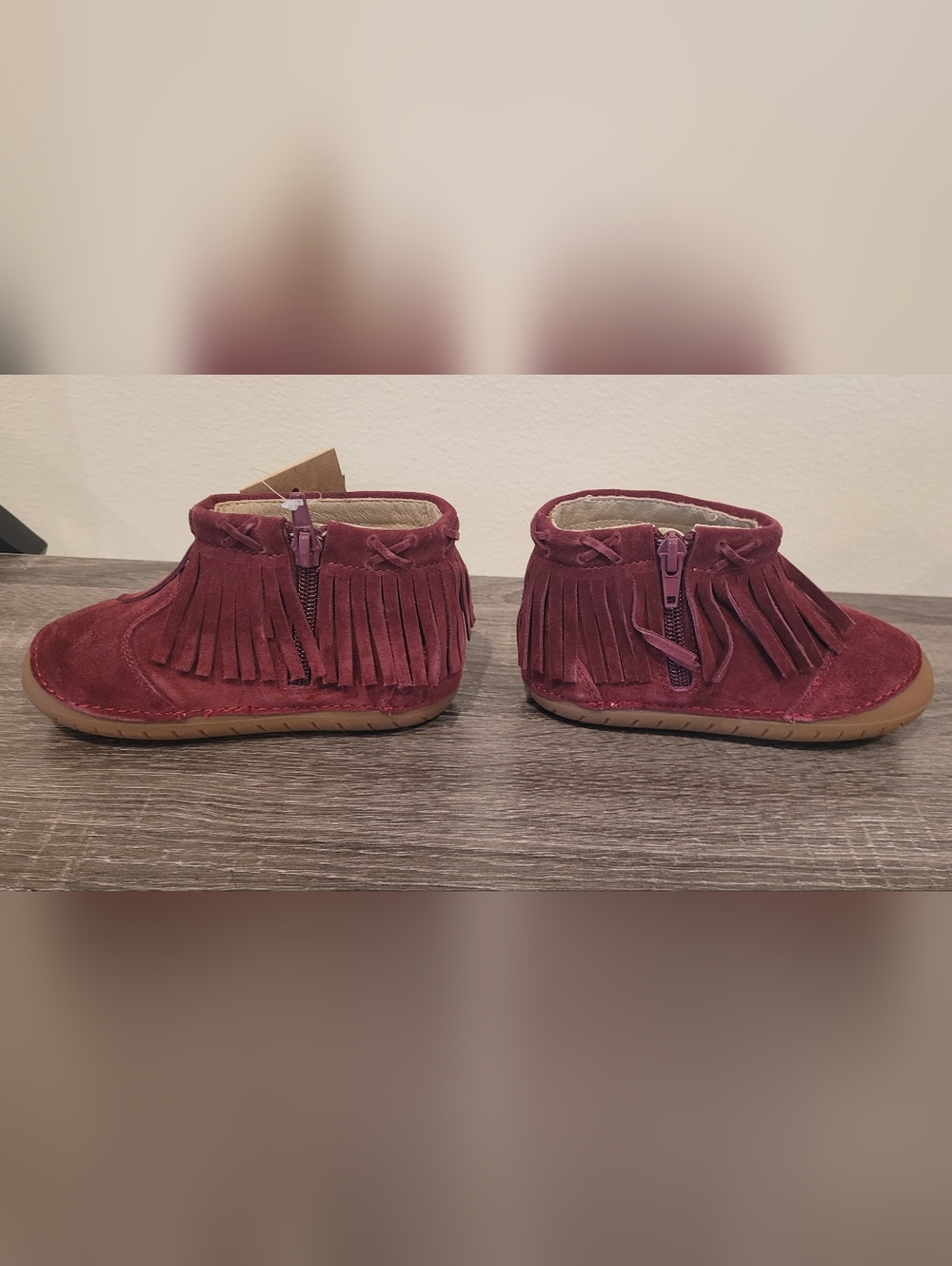 Old Soles Purple Unisex Suede Fringe Pave Booties NWT - Picture 5 of 6